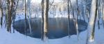 estonia kaali crater winter